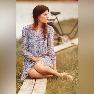 Anthropologie Holding Horses Betony floral swing dress